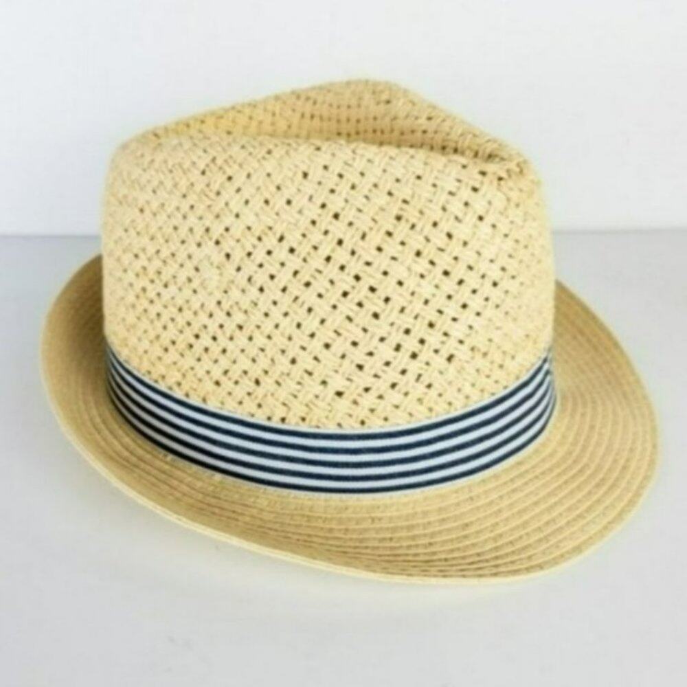INC International Concepts Open-Braid Fedora - Tan - Picture 3 of 3